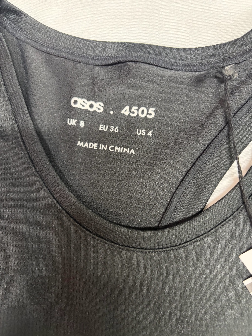 ASOS Black Performance Tank Top - Picture 2 of 3